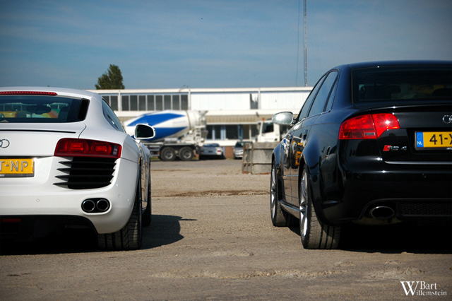 Fotoshoot: Audi R8 & Audi RS4
