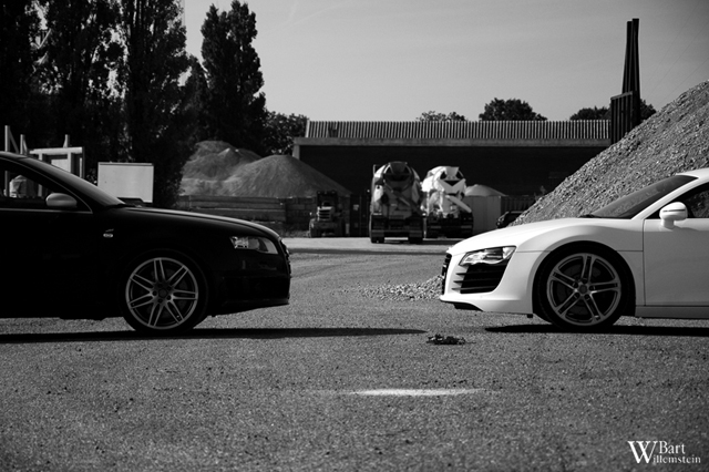 Fotoshoot: Audi R8 & Audi RS4