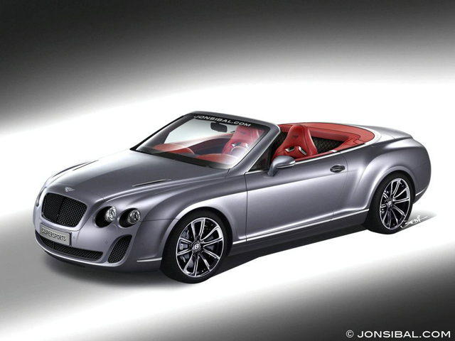 Rendering Bentley Continental Supersports Convertible