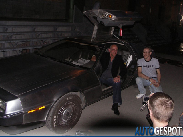 Spot van de dag: Doc Emmett Brown in "zijn" DeLorean DMC-12