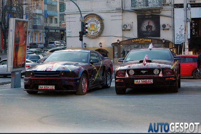 Spot van de dag: Ford Mustang GT in Halloweenstijl