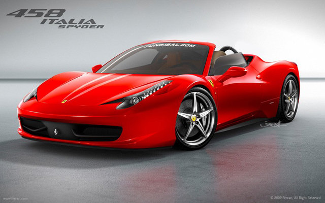 Ferrari 458 Spider & Ferrari 612 Scaglietti komen in 2011