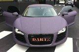 Dartz maakt wrappen weer leuk: Audi R8 met paars schaakbord