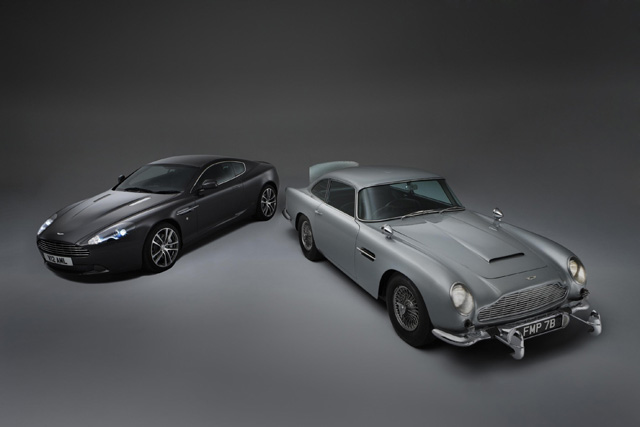 Beroemde Aston Martin DB5 van James Bond geveild