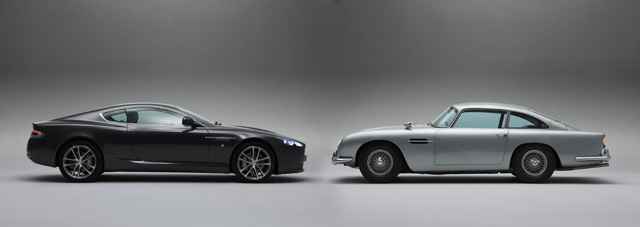 Beroemde Aston Martin DB5 van James Bond geveild