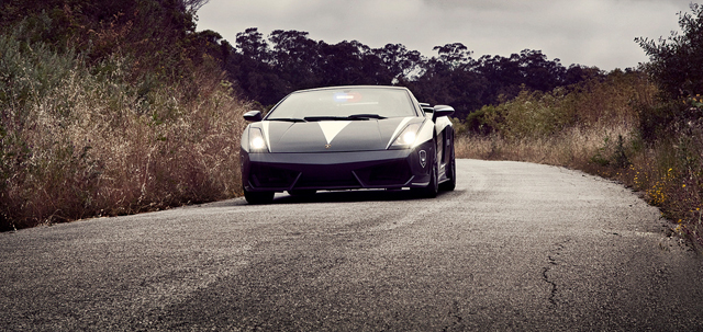 Lekker voor tussendoor: Lamborghini Gallardo Superleggera in passende setting