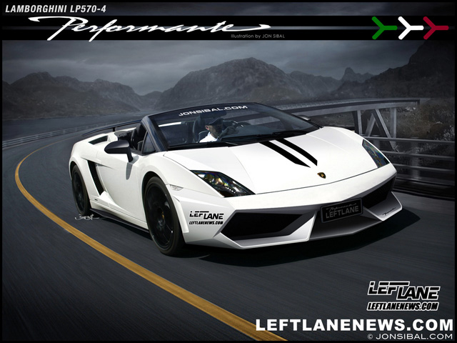 Rendering: Lamborghini Gallardo LP570-4 Performante