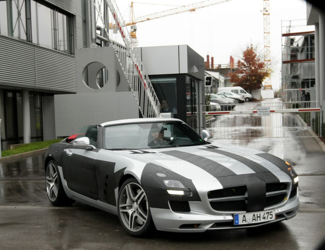 Spyshots: Mercedes-Benz SLS AMG zonder dakje