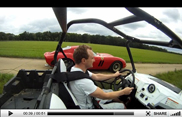 Filmpje: Ferrari 250 GTO versus Polaris Ranger RZR XP 900 