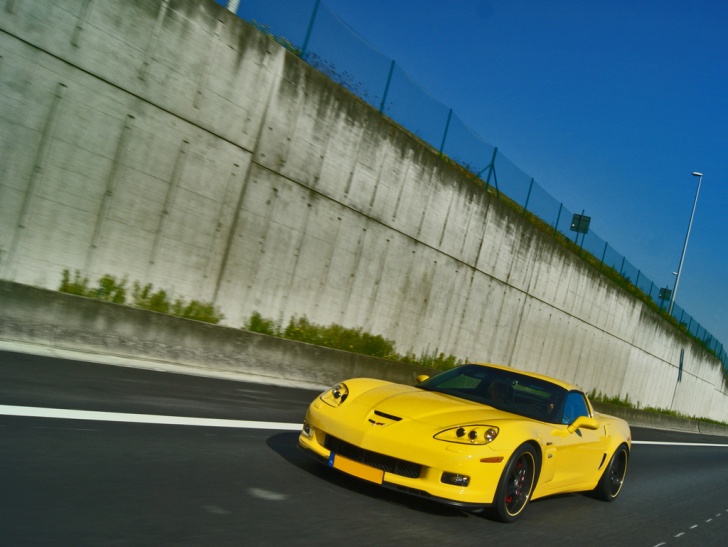 Fotoshoot dubbelop: Corvette C6 Z06