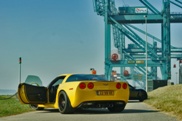 Fotoshoot dubbelop: Corvette C6 Z06