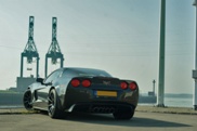Fotoshoot dubbelop: Corvette C6 Z06