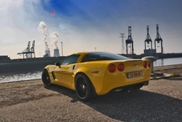 Fotoshoot dubbelop: Corvette C6 Z06