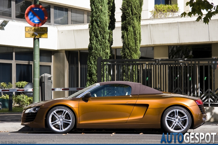 Spot van de dag: Audi R8 V8 Spyder