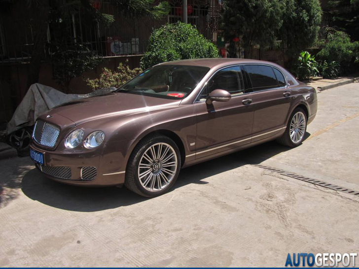 Gespot in China: Bentley Continental Flying Spur Speed China Edition