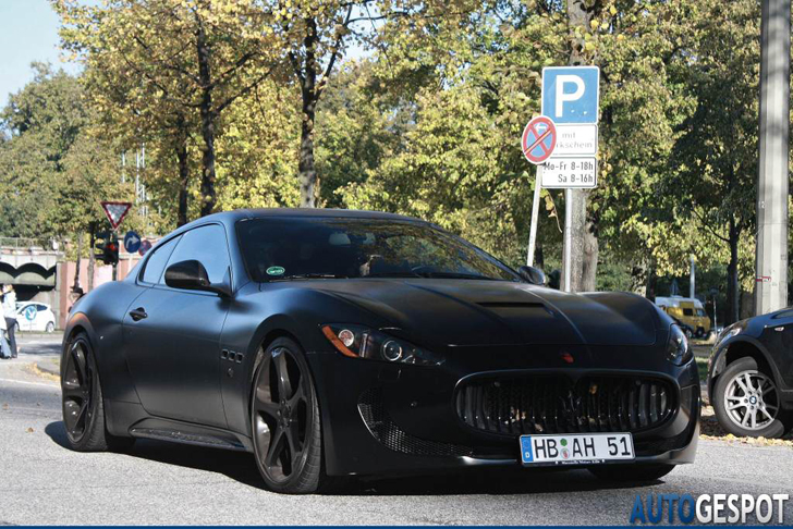 Gespot: Maserati GranTurismo S Anderson Germany Superior Black Edition 