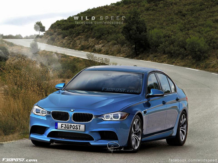 Rendering: BMW M3 F30