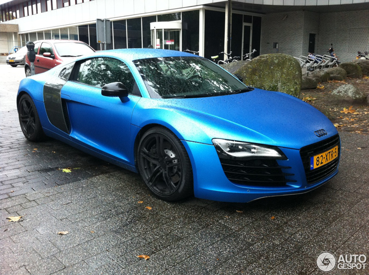 Spot van de dag: Audi R8 in matblauw