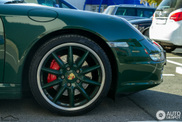 Especial Porsche Carrera 4S Convertible verde avistado en Graz