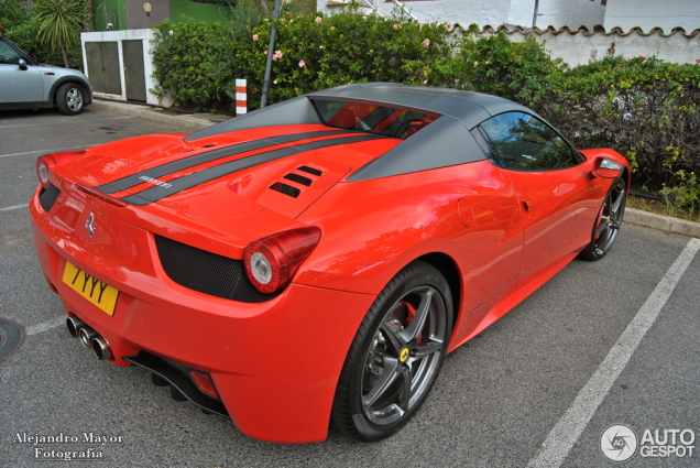 Avistamiento del día: Ferrari 458 Spider bitono