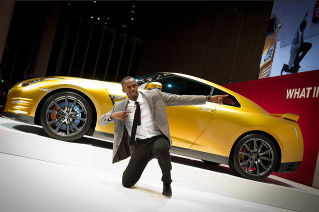 Topsporter Usain Bolt wordt ambassadeur voor Nissan