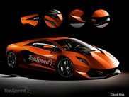 Obiecujące piękno: rendering Lamborghini Cabrera