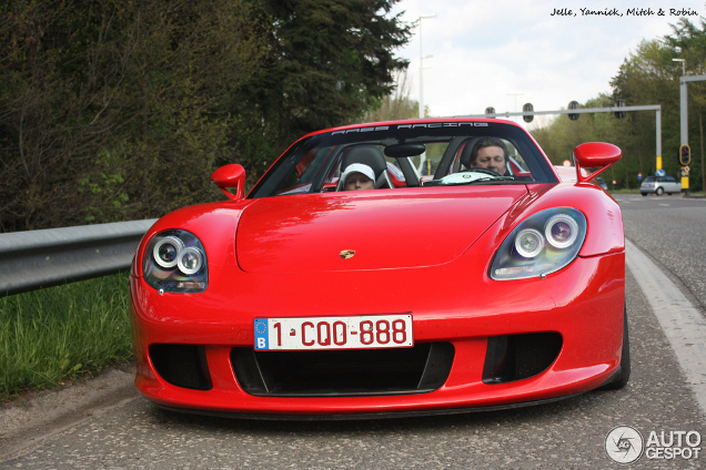 Belgische Porsche Carrera GT betrokken bij ongeval