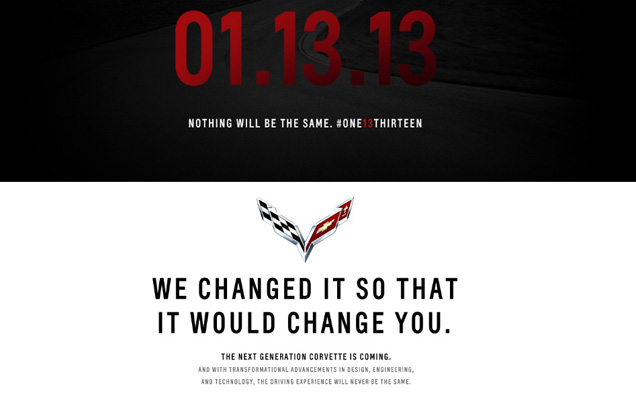 Corvettes future will be presented on 1.13.13 during the Detroit Motor Show