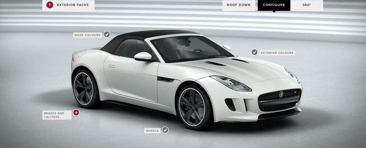 You can finally make your own F-Type with the Jaguar F-Type configurator