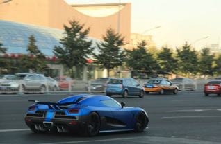 Koenigsegg blijkt populair in China: andere Agera gespot in Beijing! 