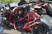Porsche 997 GT2 RS turns to junk after horrible accident