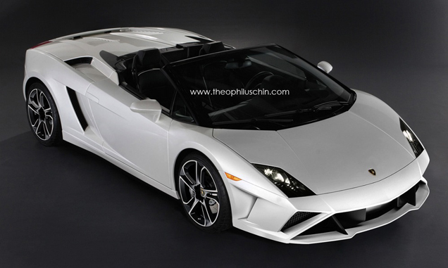 Rendering: Lamborghini Gallardo LP560-4 Spyder Facelift 