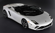 Rendu : la Lamborghini Gallardo LP560-4 Spyder reliftée