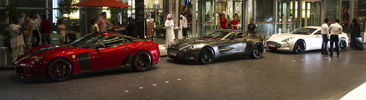 Dubai splende: avvistata la Aston Martin One-77 Q Series!