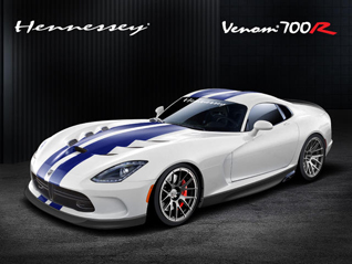 Hennessey gives the SRT Viper more than 1000 bhp!