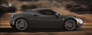 On peut s'amuser avec le configurateur de l'Alfa Romeo 4C