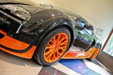 Bugatti Veyron 16.4 expositie in Londen