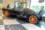 Bugatti Veyron 16.4 expositie in Londen