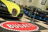 Bugatti Veyron 16.4 expositie in Londen