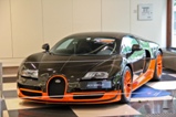 Bugatti Veyron 16.4 expositie in Londen
