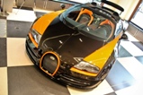 Bugatti Veyron 16.4 expositie in Londen