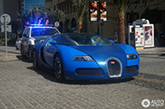 Bugatti owner is pulled over by Dubai police
