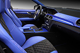 Deze Mercedes-Benz C 63 AMG door TopCar is vooral blauw! 