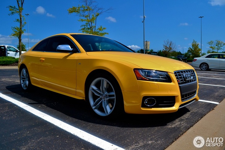 Waarom zien we een gele Audi S5 niet vaker?!