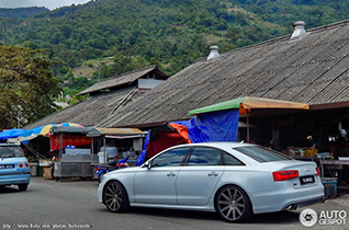 Audi & Porsche worden vastgelegd in George Town