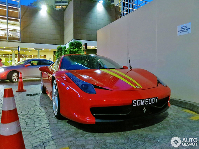 Ferrari 458 Italia is een lust voor het oog