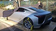 Rare Lexus LFA is spotted in Poland