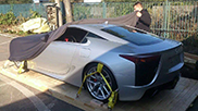 Une très rare Lexus LFA spotté en Pologne