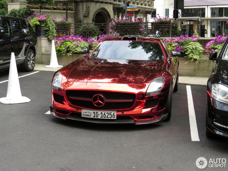 Deze Mercedes-Benz SLS AMG is een allegaartje van tuners