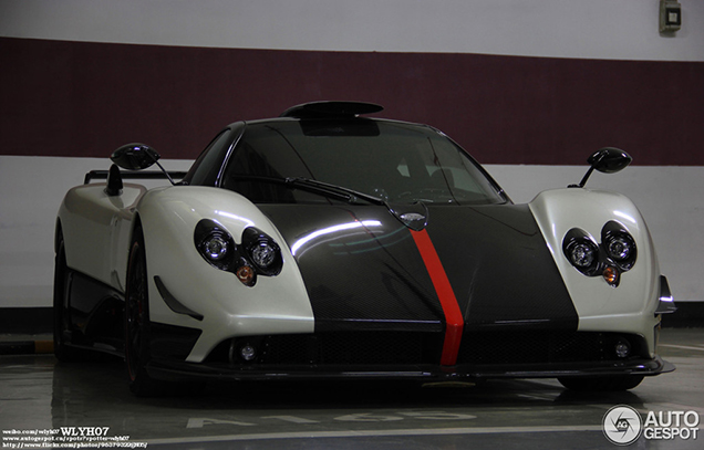 Gelimiteerde Pagani Zonda Cinque vastgelegd in Beijing